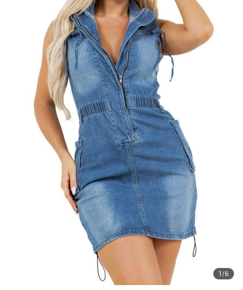 Denim Mini Dress