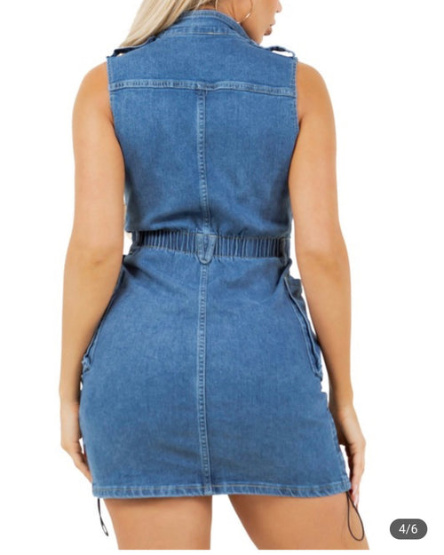 Denim Mini Dress