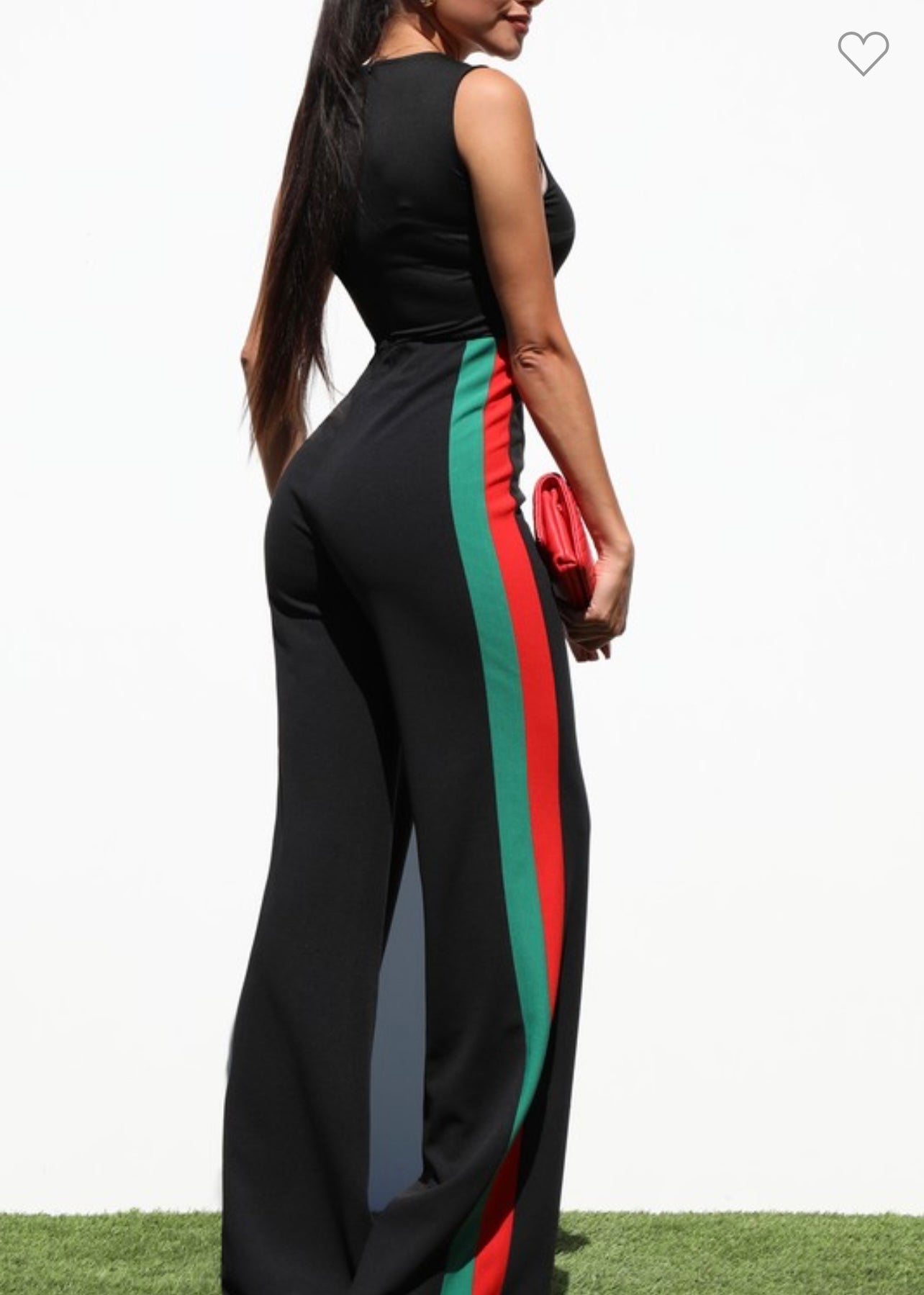 Round Neck Knit Jumpsuit