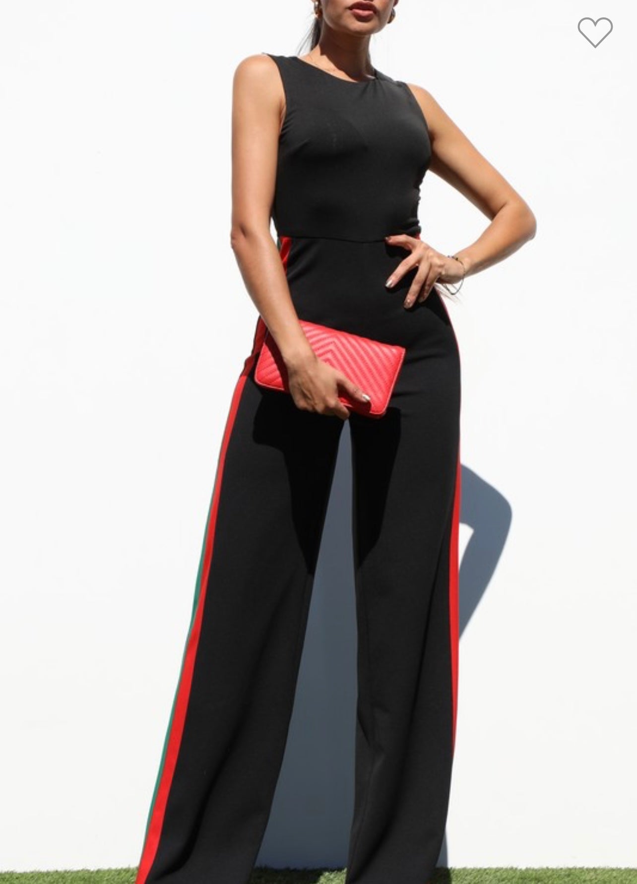 Round Neck Knit Jumpsuit