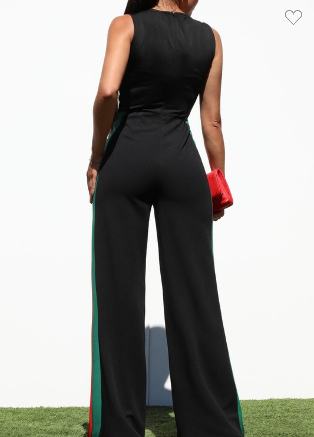 Round Neck Knit Jumpsuit