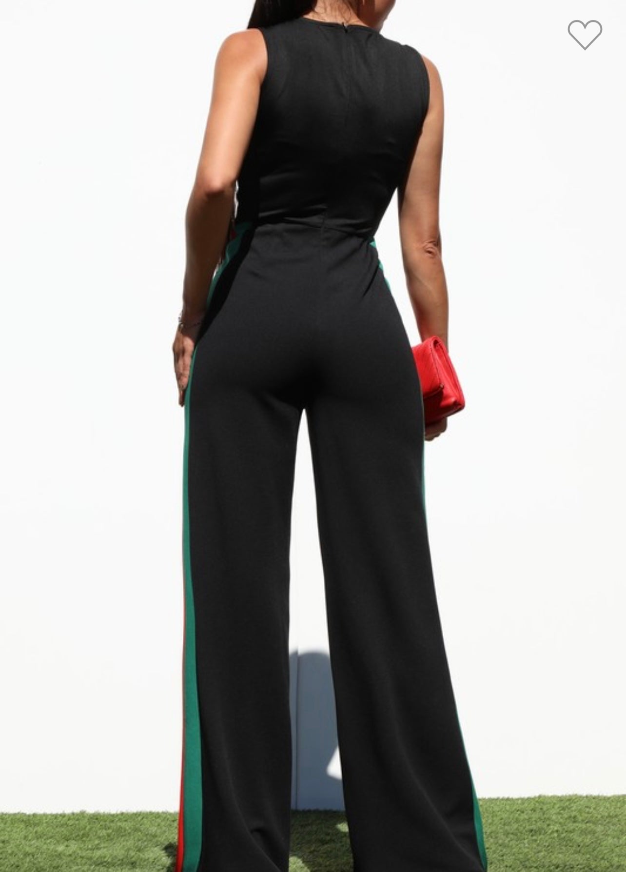 Round Neck Knit Jumpsuit