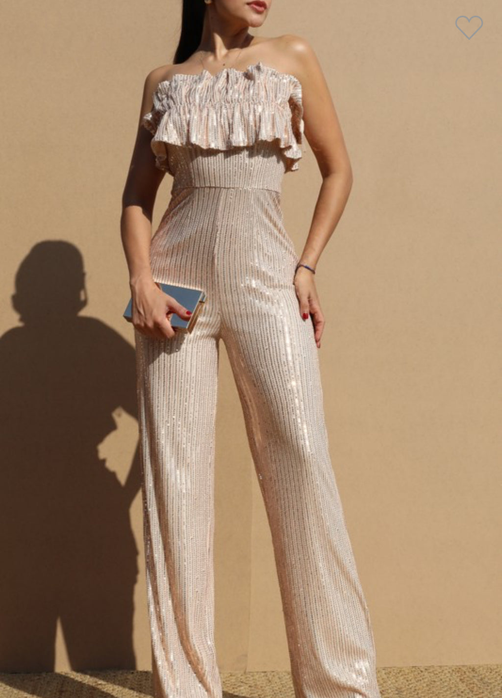 TUBE SEQUIN JUMPSUIT