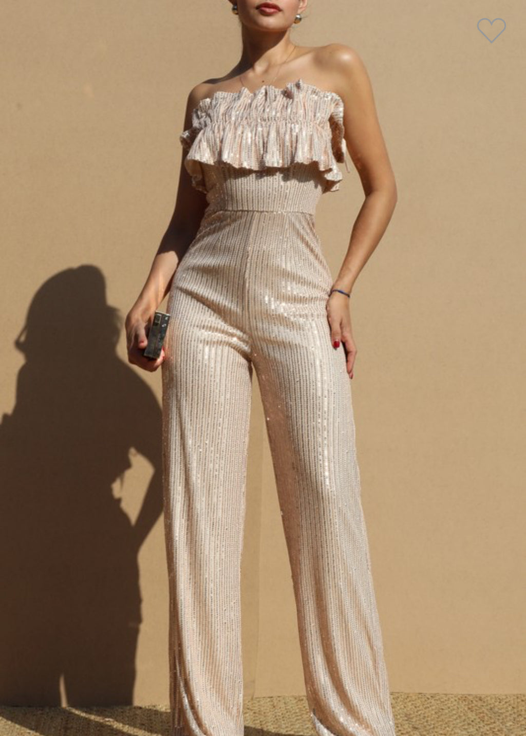 TUBE SEQUIN JUMPSUIT