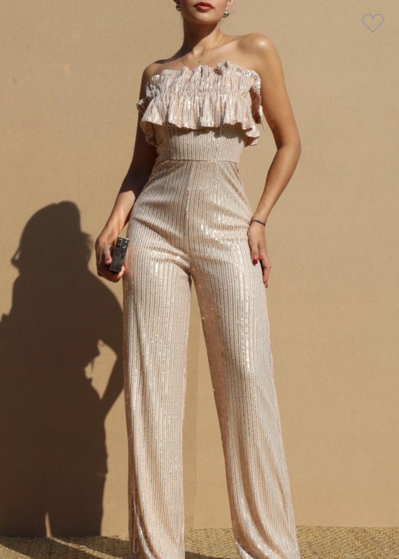 TUBE SEQUIN JUMPSUIT