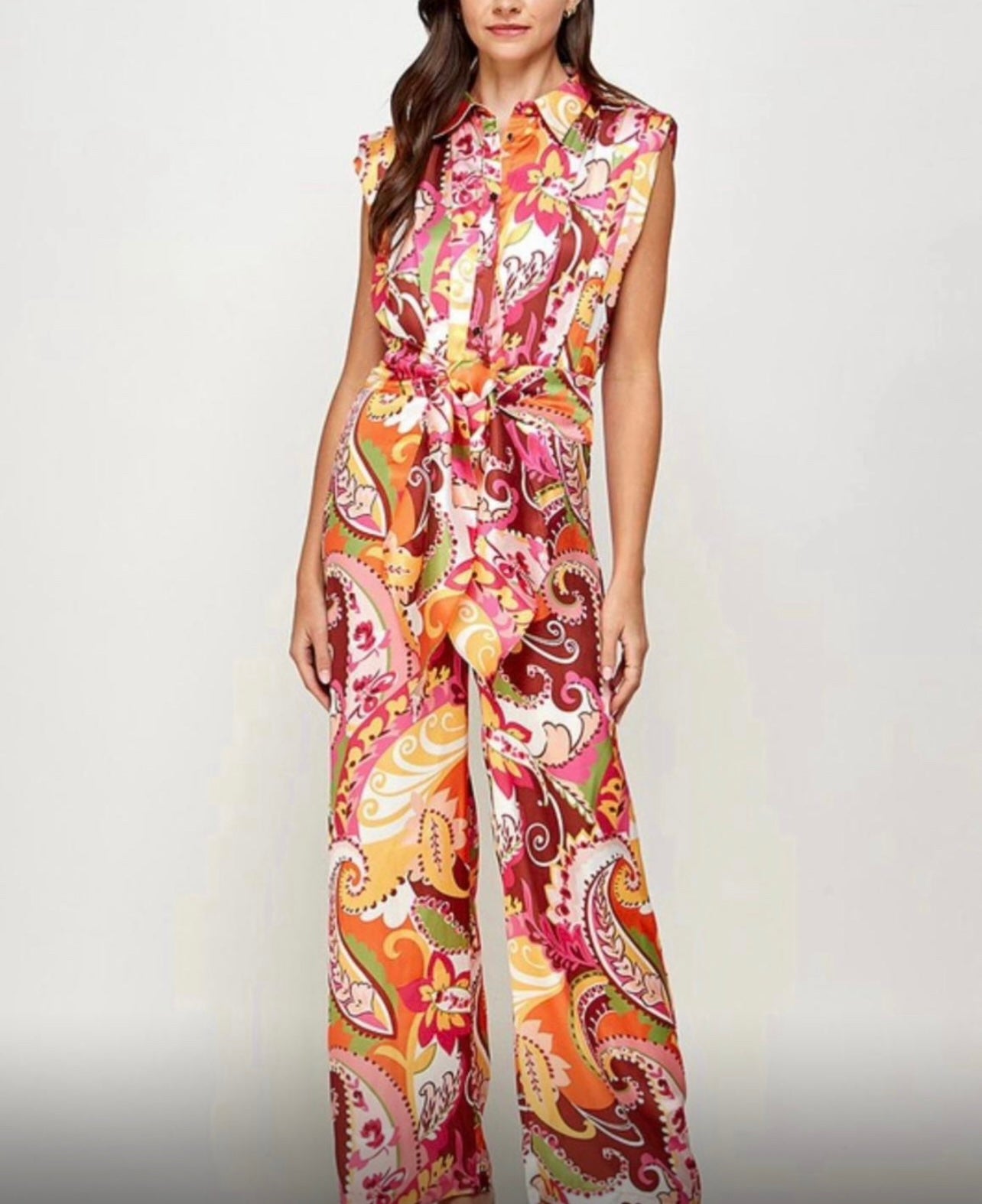 Printed Romper