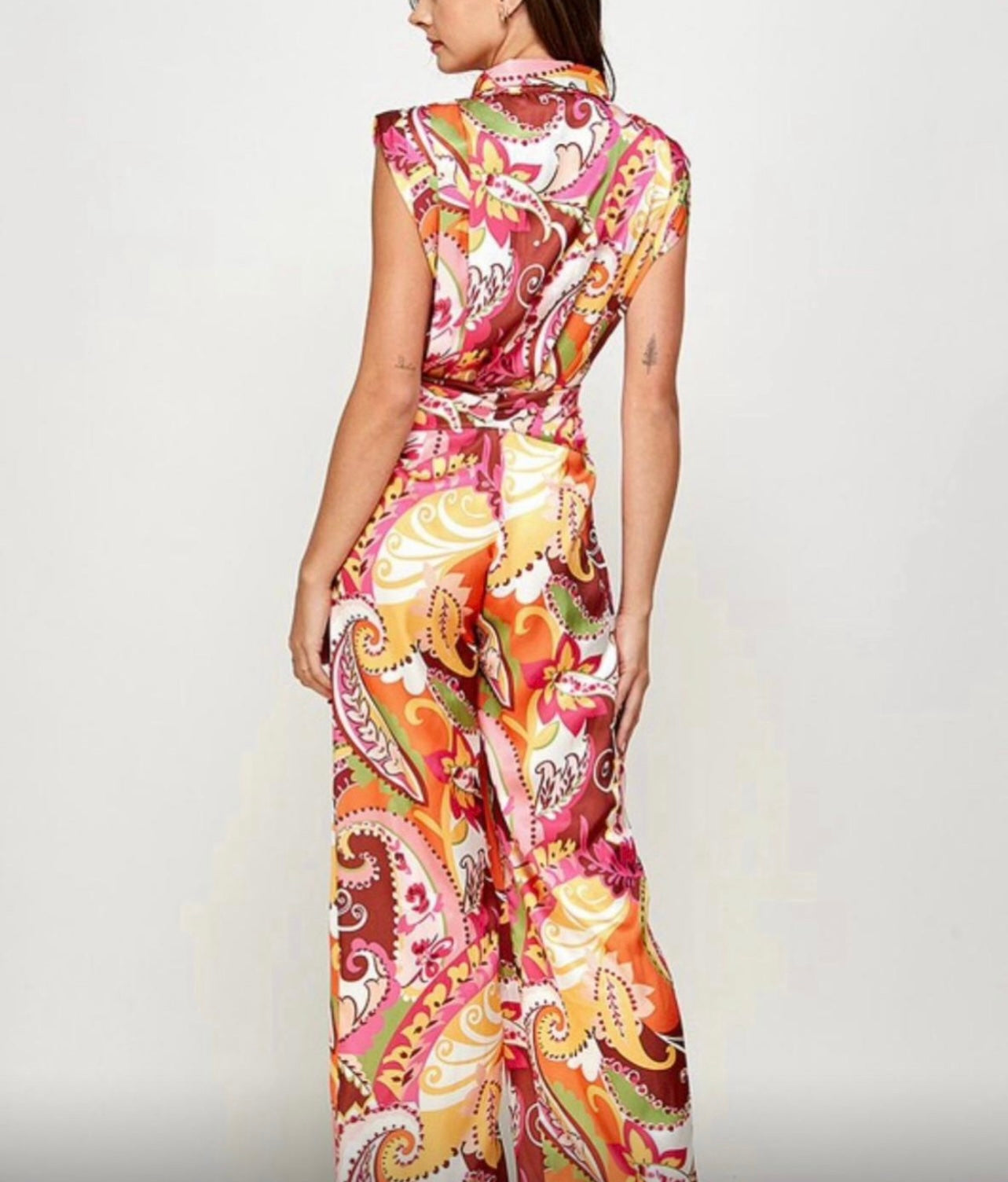 Printed Romper